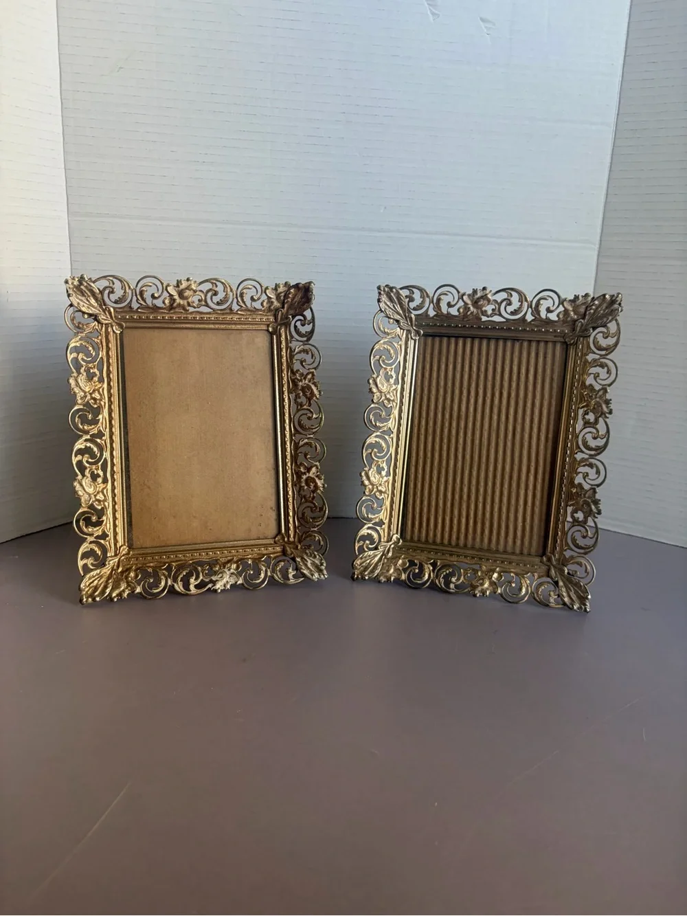 Gold Ornate Vintage Picture Frame Set of 2- Decorative Home Accent
